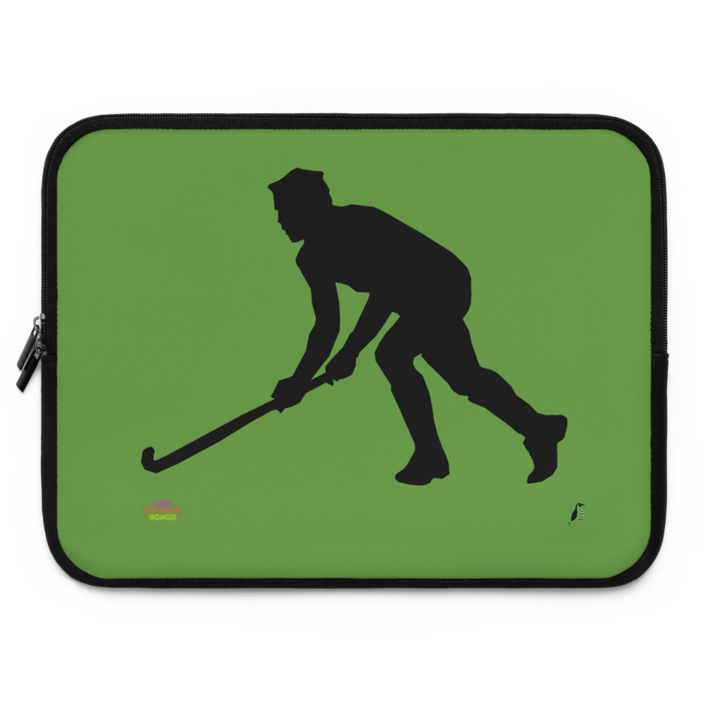 Laptop Sleeve: Hockey Green