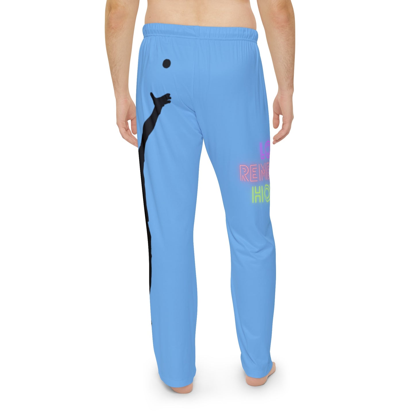 Men's Pajama Pants: Tennis Lite Blue