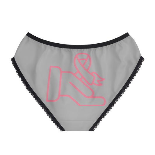 Women's Briefs: Fight Cancer Lite Grey