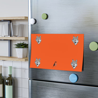 Post-it® Note Pads: Wolves Orange