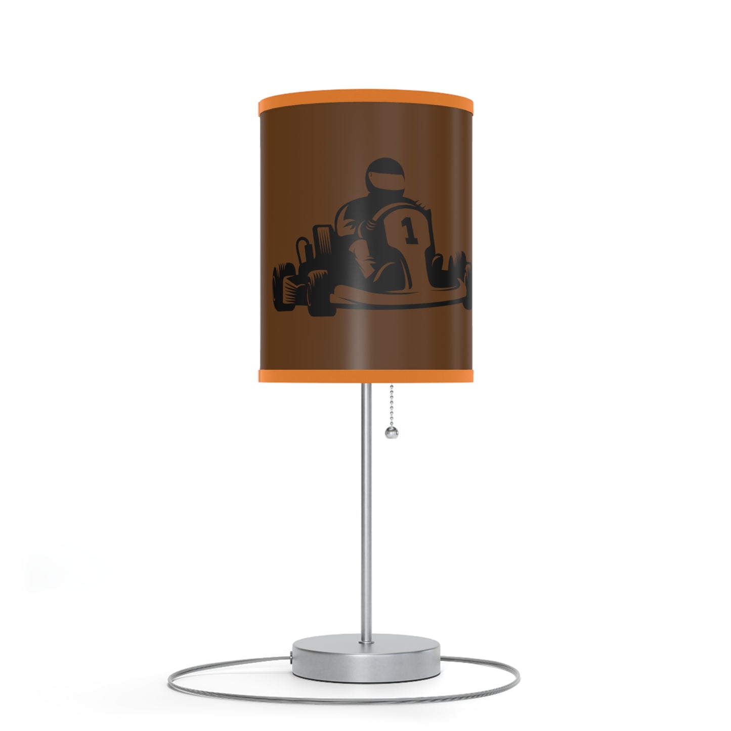 Lamp on a Stand, US|CA plug: Racing Brown