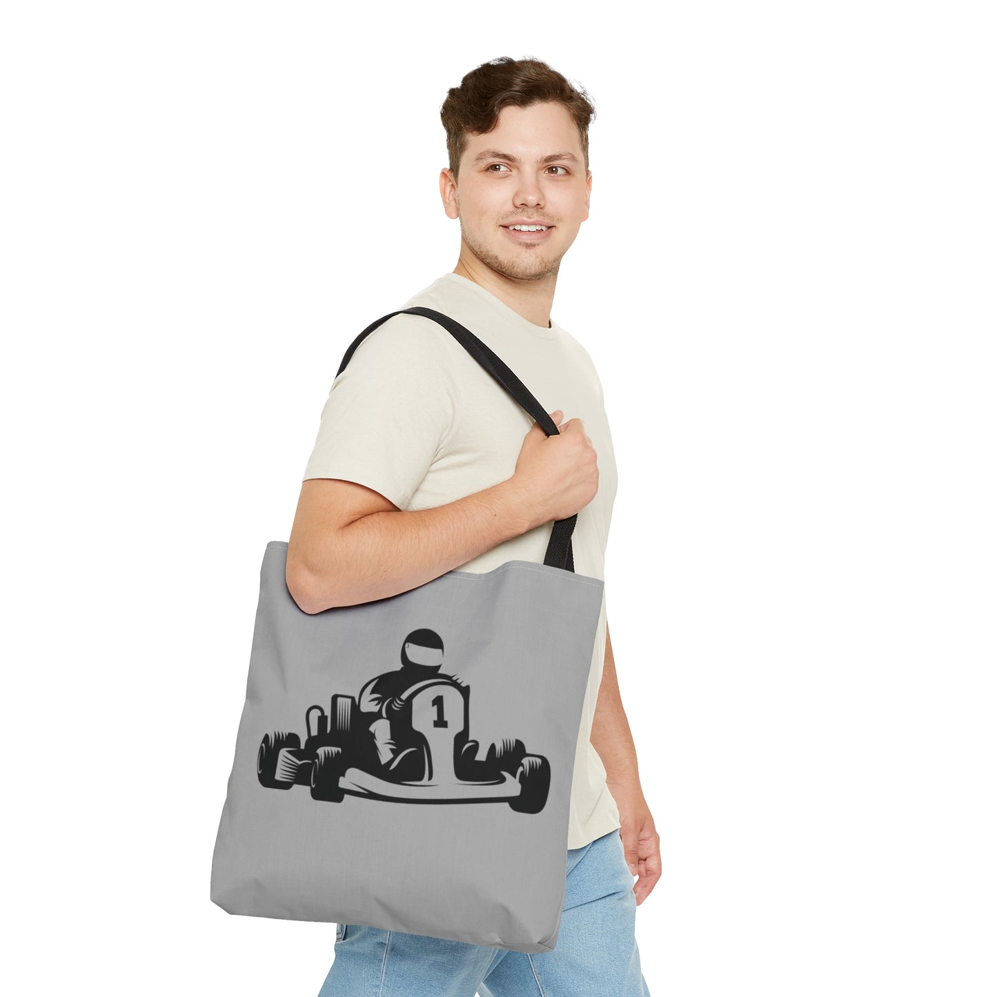 Tote Bag: Racing Lite Grey