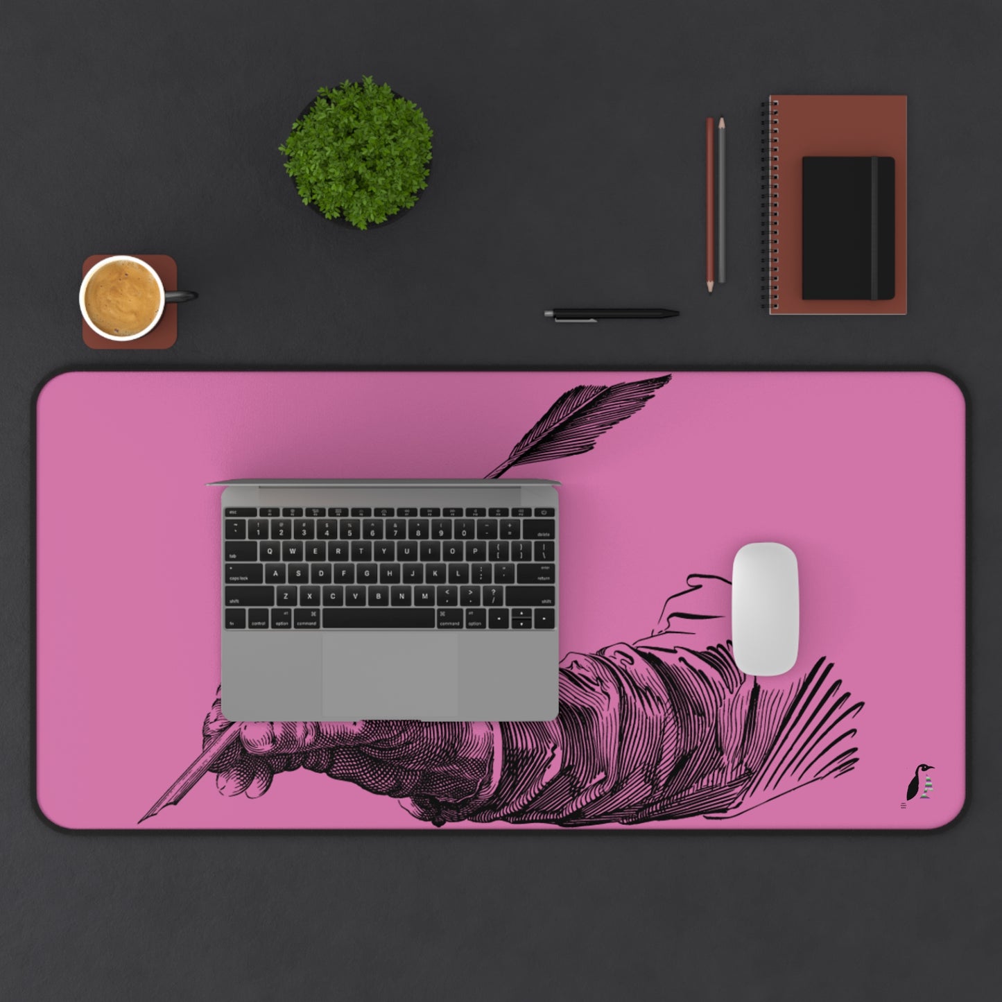 Desk Mat: Writing Lite Pink