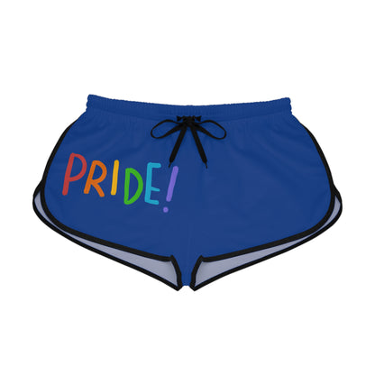 Women's Relaxed Shorts: LGBTQ Pride Dark Blue