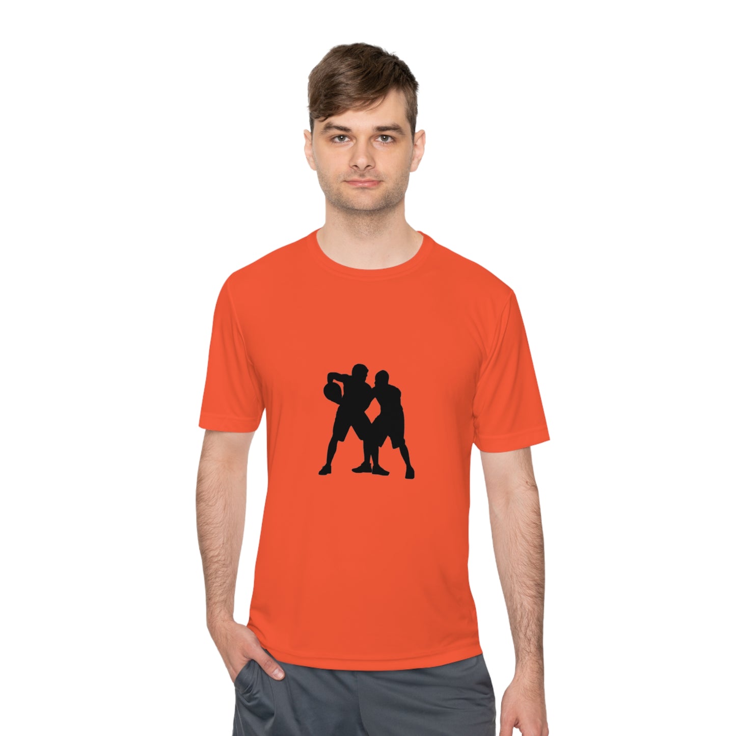 Moisture Wicking Tee: Basketball #1