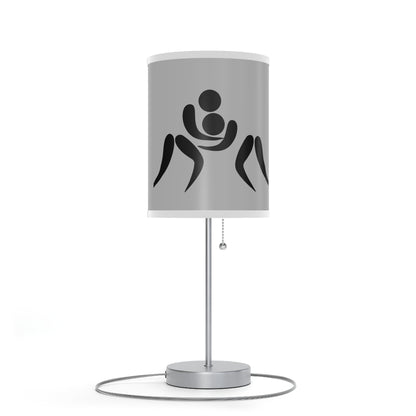 Lamp on a Stand, US|CA plug: Wrestling Lite Grey