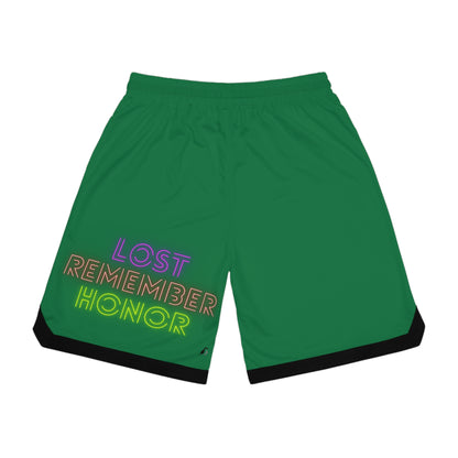 Basketball Rib Shorts: Weightlifting Dark Green