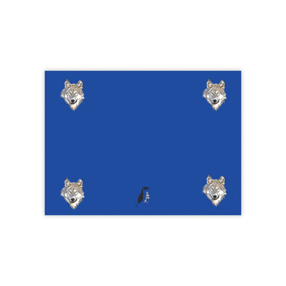 Post-it® Note Pads: Wolves Dark Blue