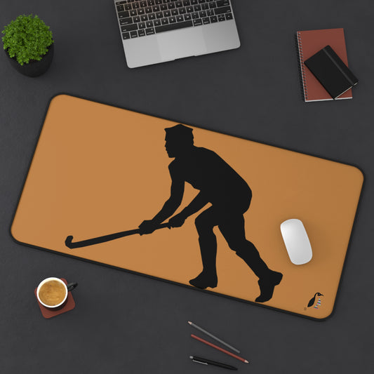 Desk Mat: Hockey Lite Brown