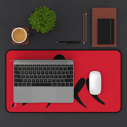 Desk Mat: Wrestling Dark Red