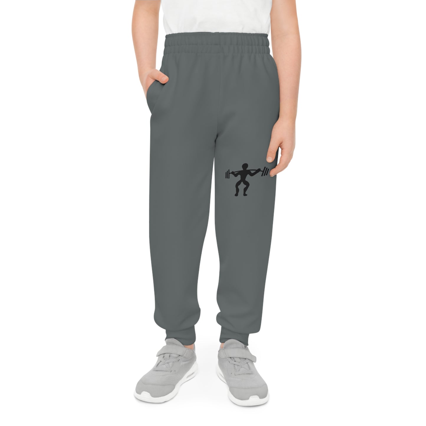 Youth Joggers: Weightlifting Dark Grey