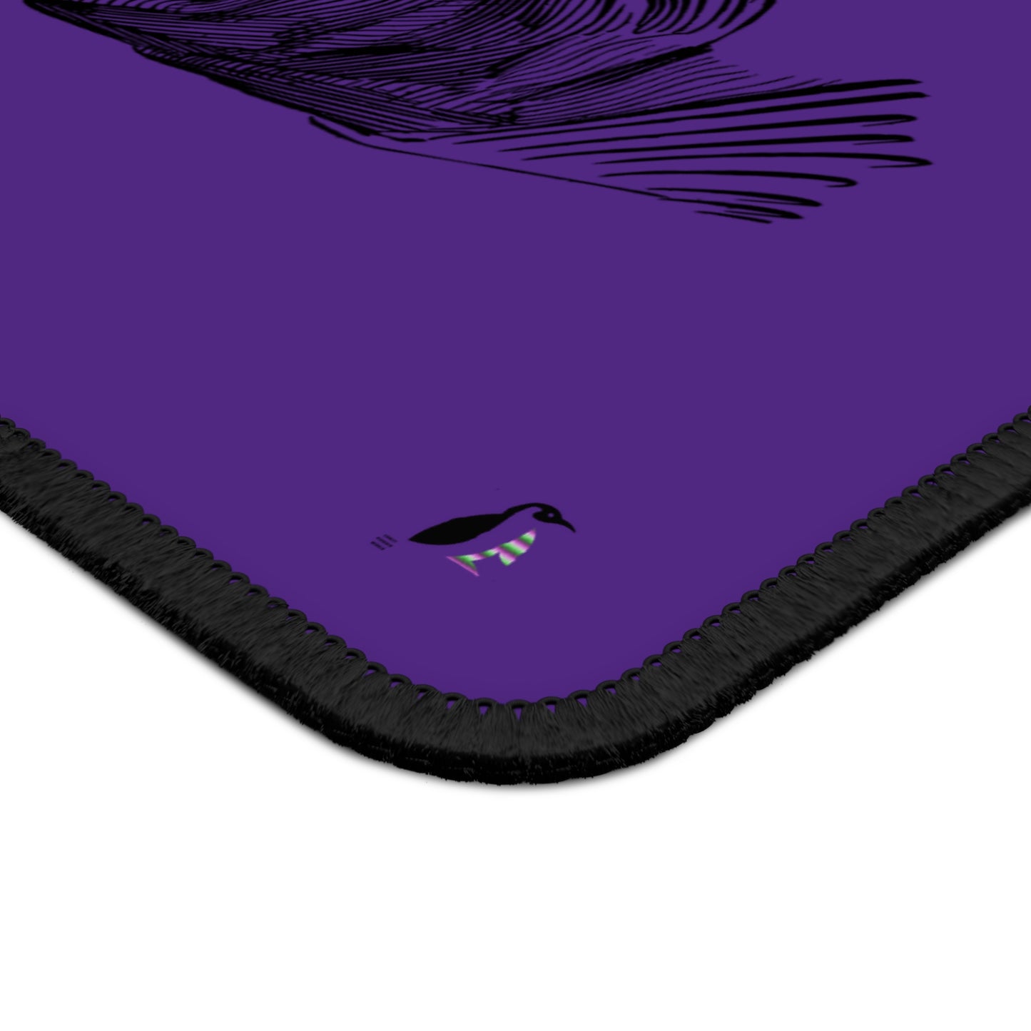 Gaming Mouse Pad: Writing Purple