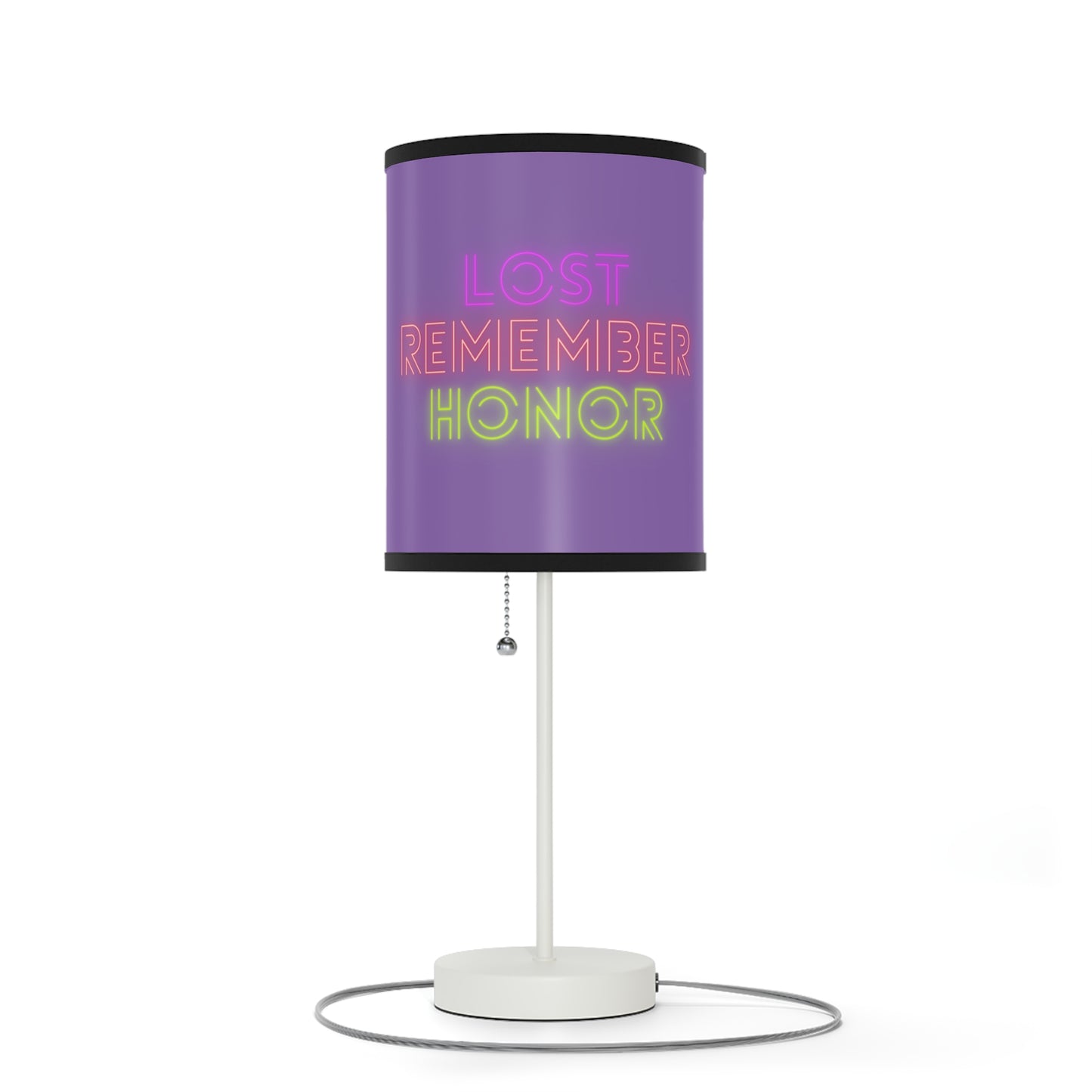 Lamp on a Stand, US|CA plug: Wolves Lite Purple