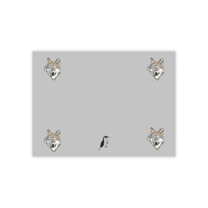 Post-it® Note Pads: Wolves Lite Grey