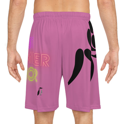 Basketball Shorts: Wrestling Lite Pink