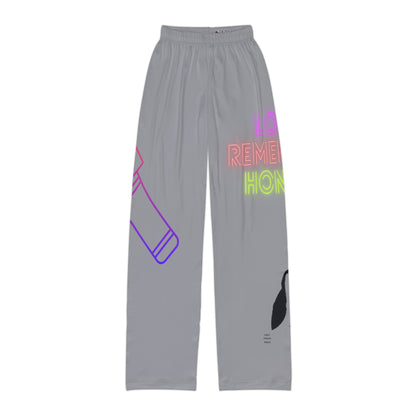 Kids Pajama Pants: Music Grey