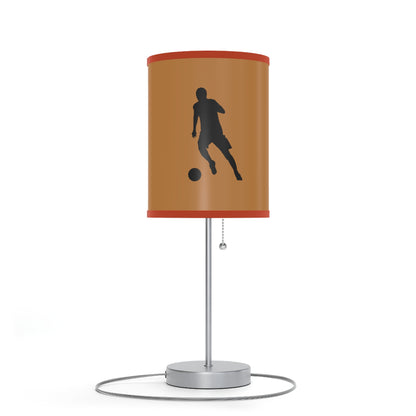 Lamp on a Stand, US|CA plug: Soccer Lite Brown