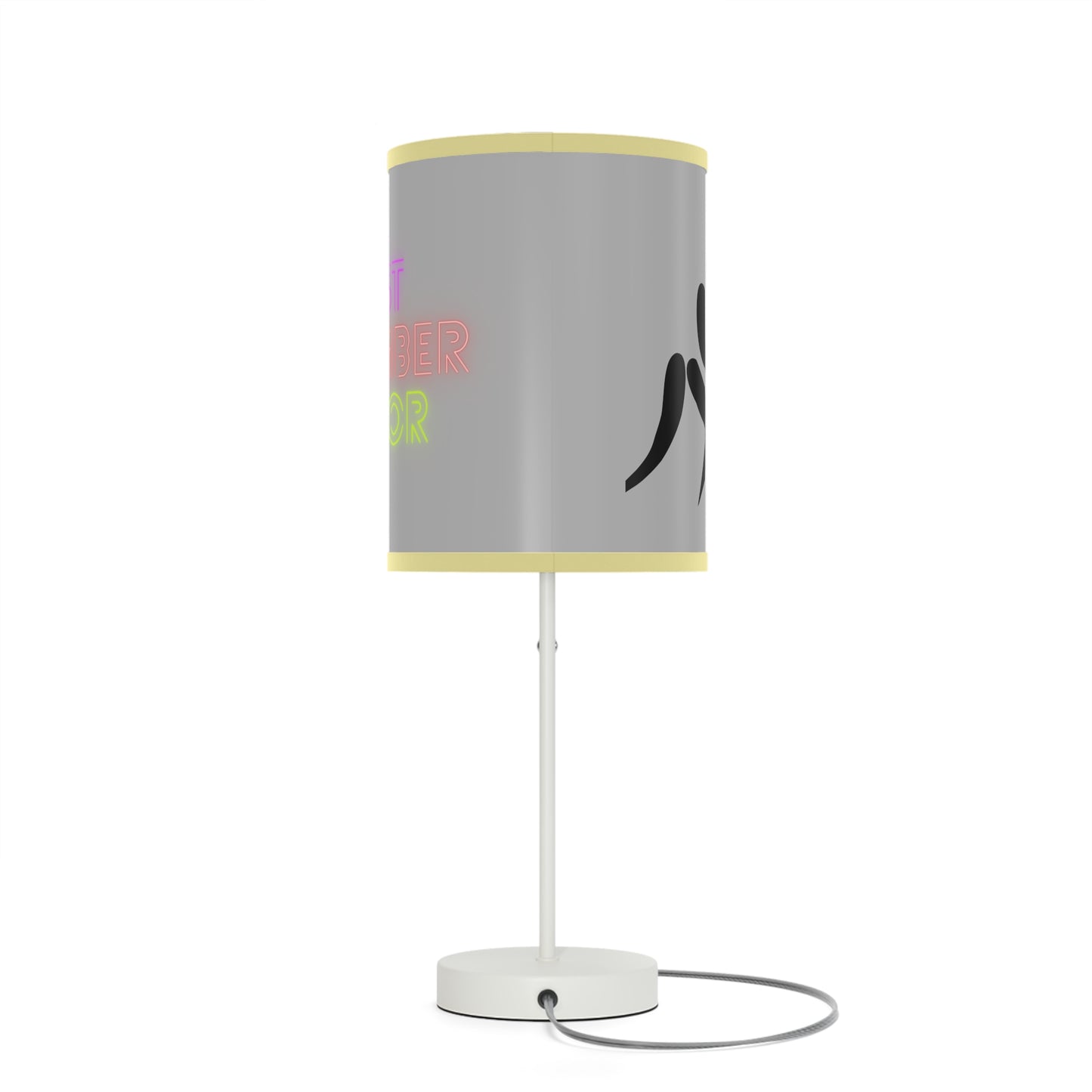 Lamp on a Stand, US|CA plug: Wrestling Lite Grey