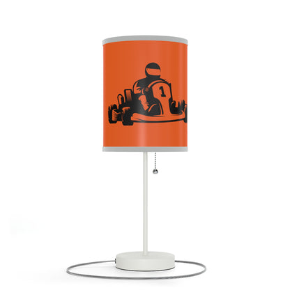 Lamp on a Stand, US|CA plug: Racing Orange