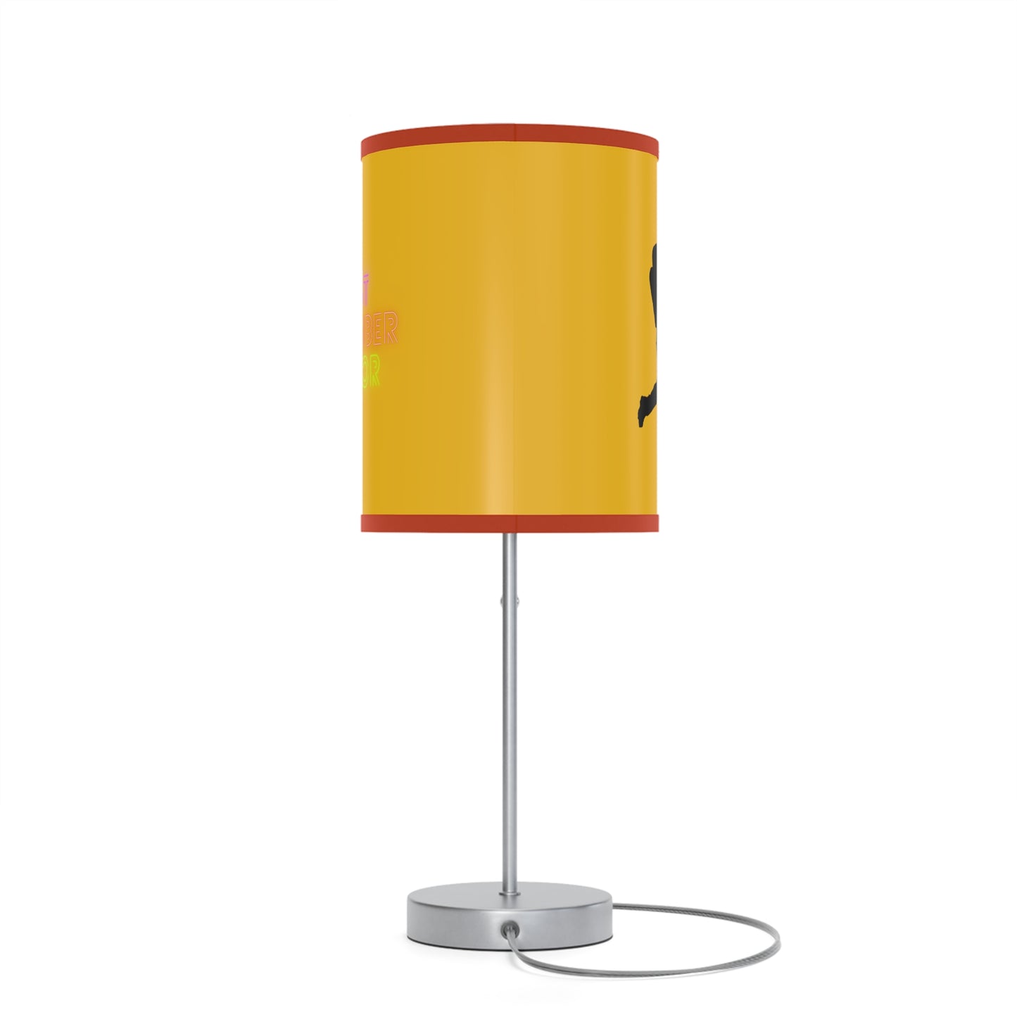 Lamp on a Stand, US|CA plug: Baseball Yellow