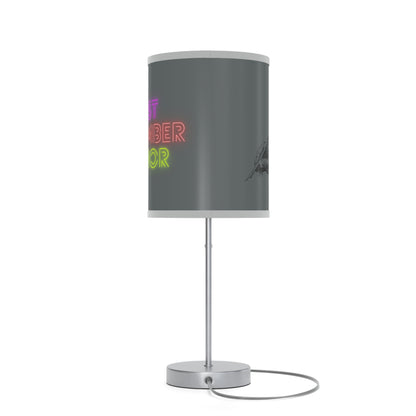 Lamp on a Stand, US|CA plug: Writing Dark Grey