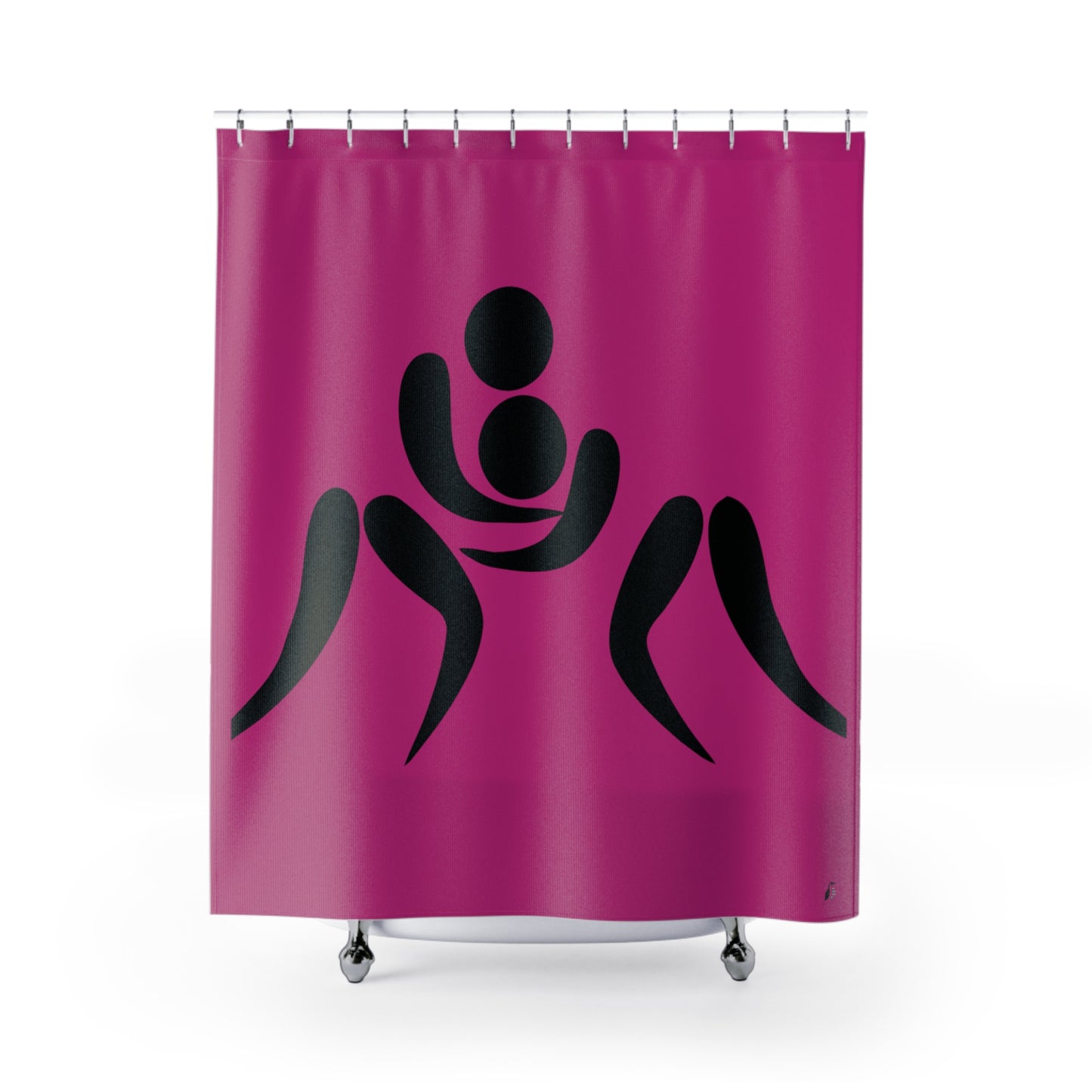 Shower Curtains: #1 Wrestling Pink