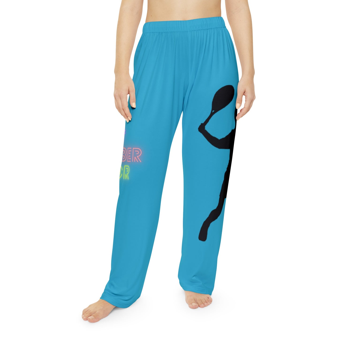 Women's Pajama Pants: Tennis Turquoise