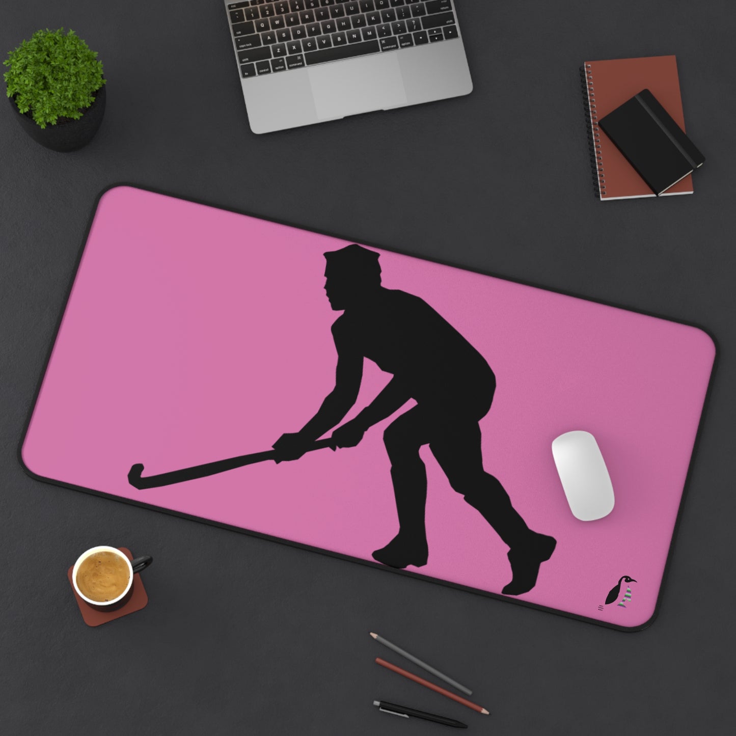 Desk Mat: Hockey Lite Pink