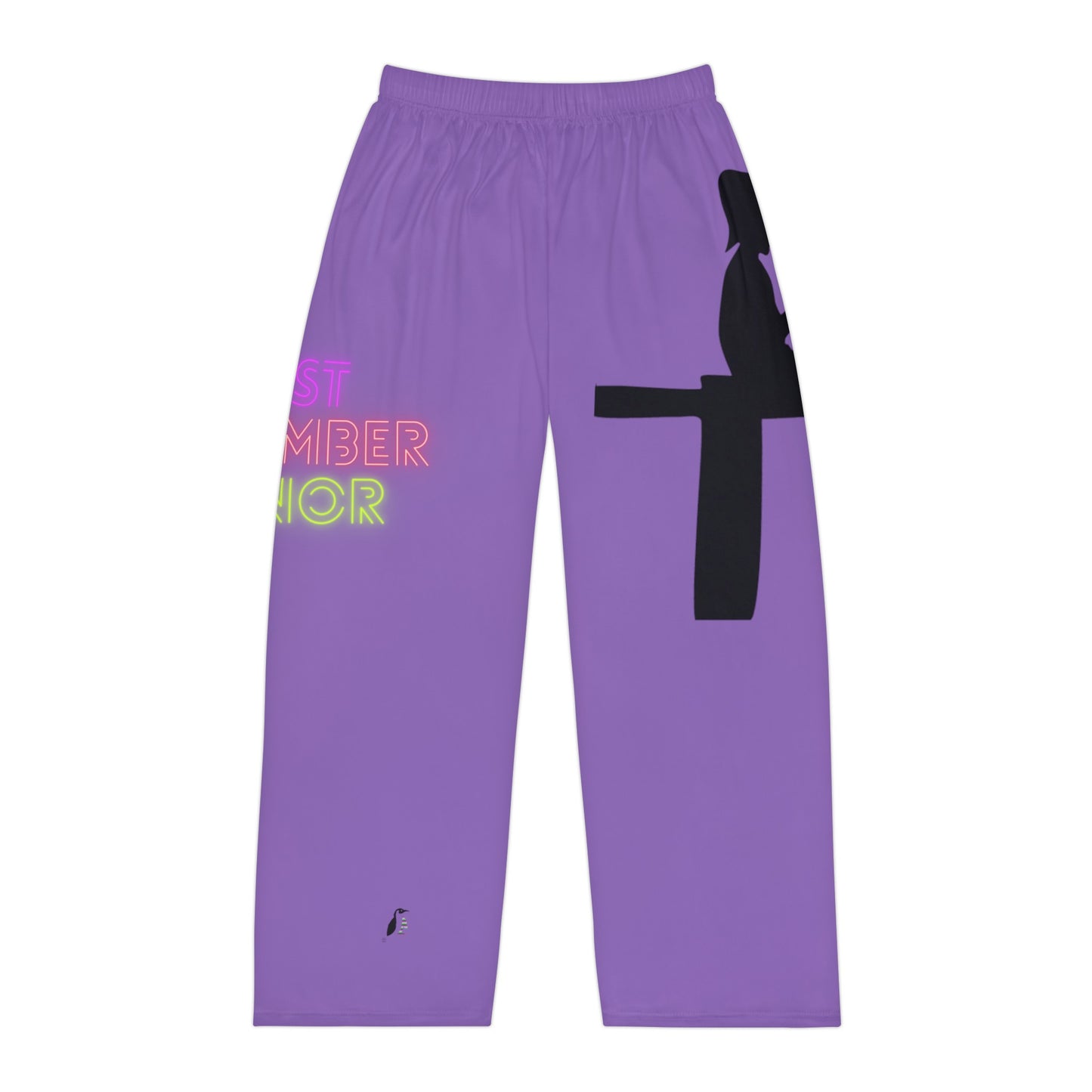 Men's Pajama Pants: Fishing Lite Purple