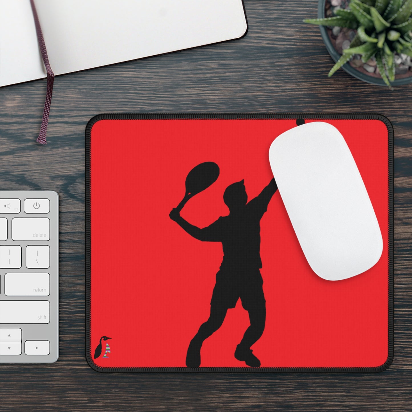 Gaming Mouse Pad: Tennis Red