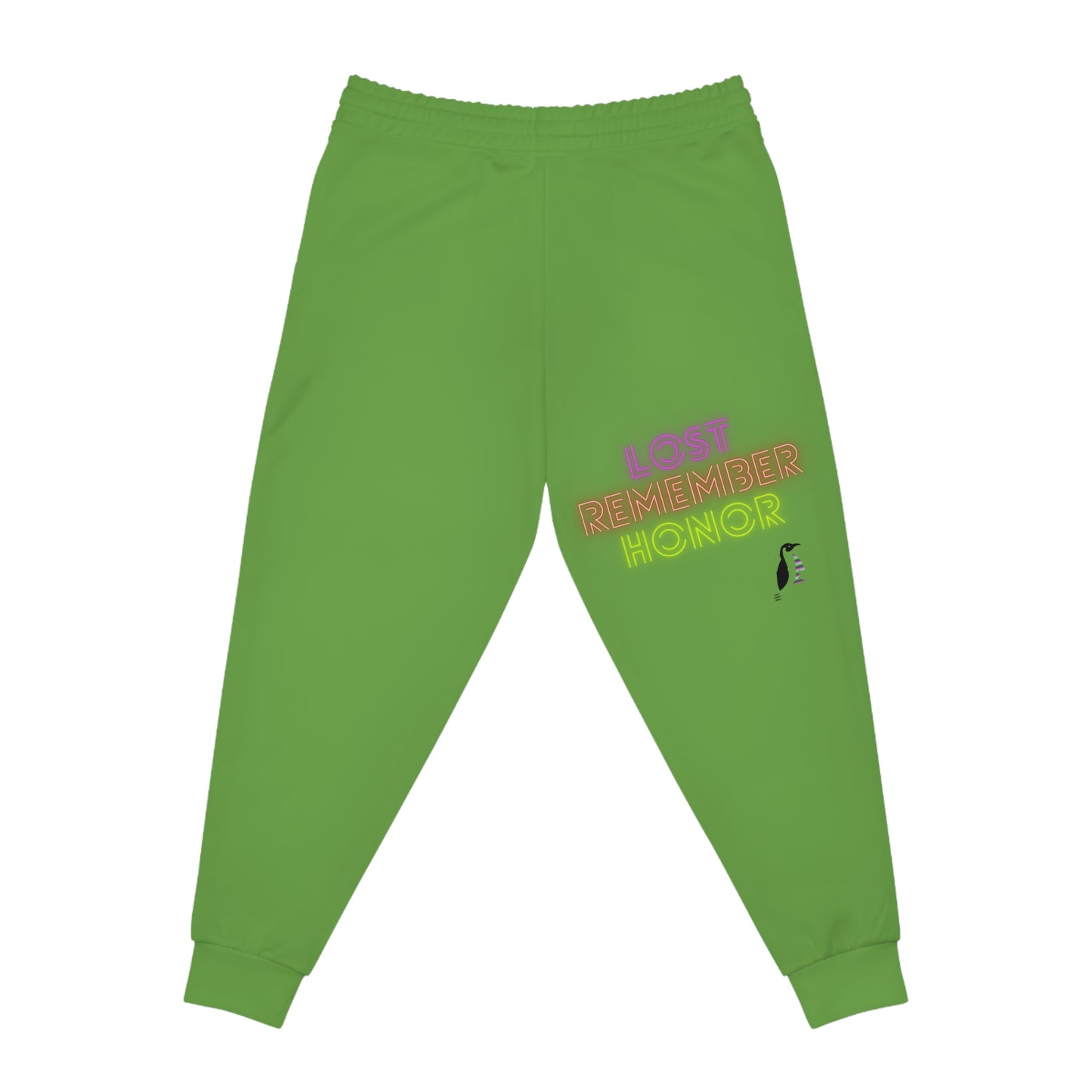 Athletic Joggers: Weightlifting Green