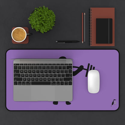 Desk Mat: Weightlifting Lite Purple