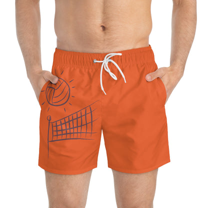 Swim Trunks: Volleyball Orange