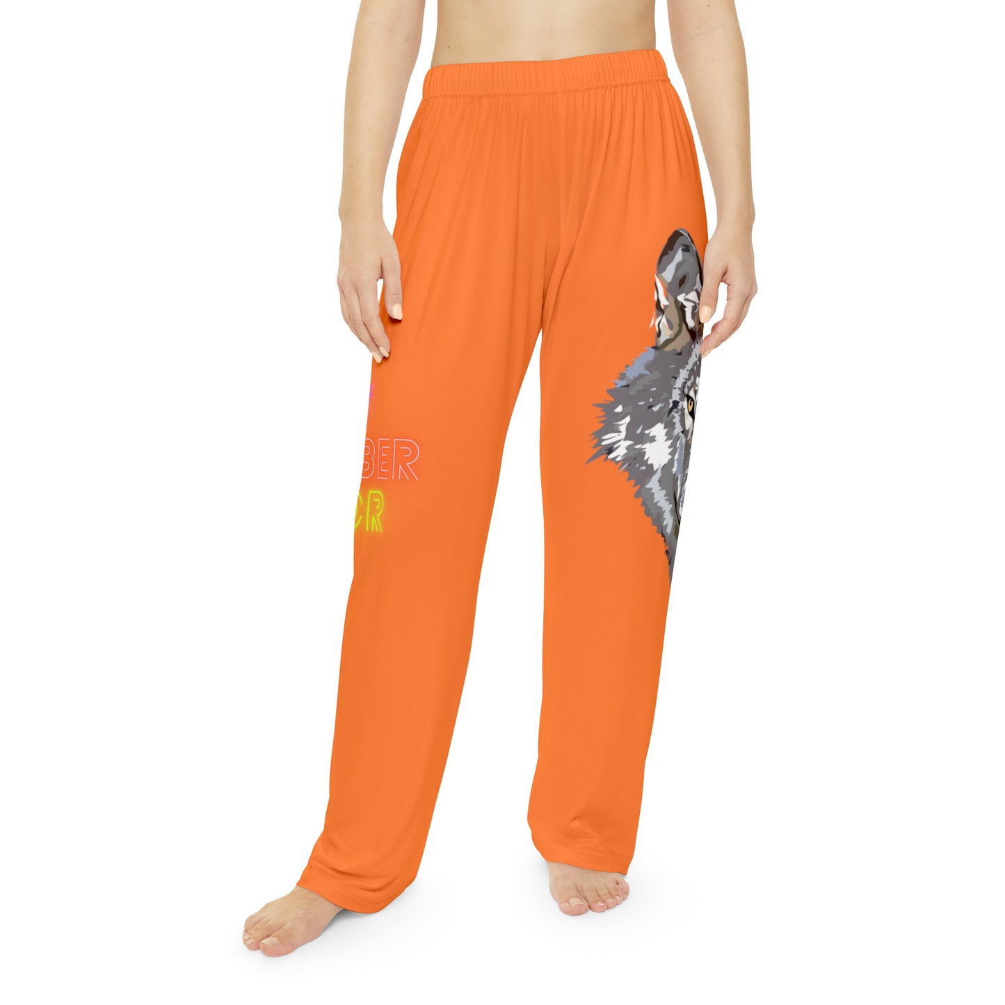 Pambabaeng Pajama Pants: Wolves Crusta 