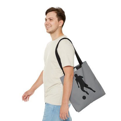 Tote Bag: Soccer Grey