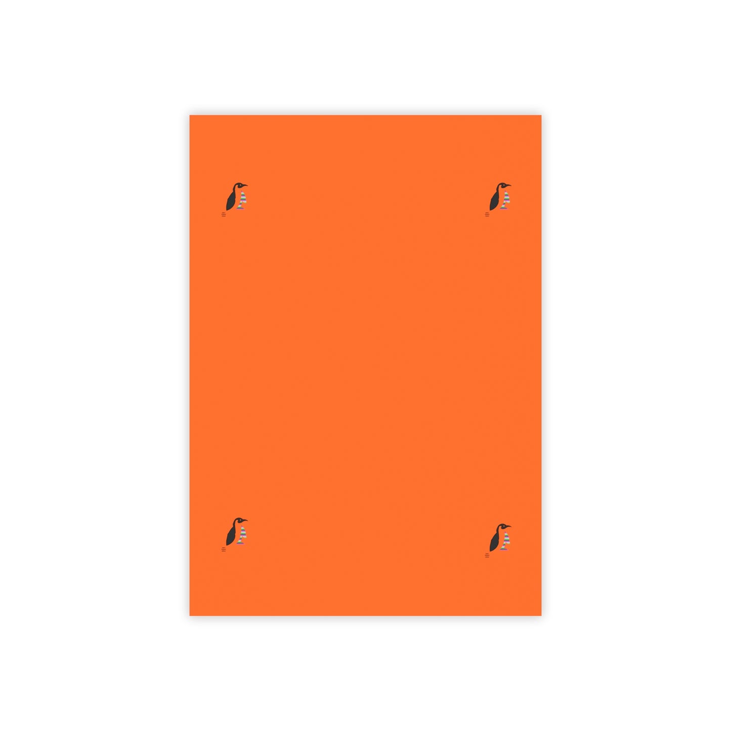 Post-it® Note Pads: Crazy Penguin World Logo Orange