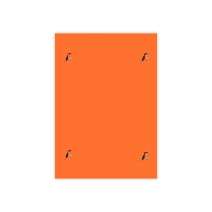 Post-it® Note Pads: Crazy Penguin World Logo Orange