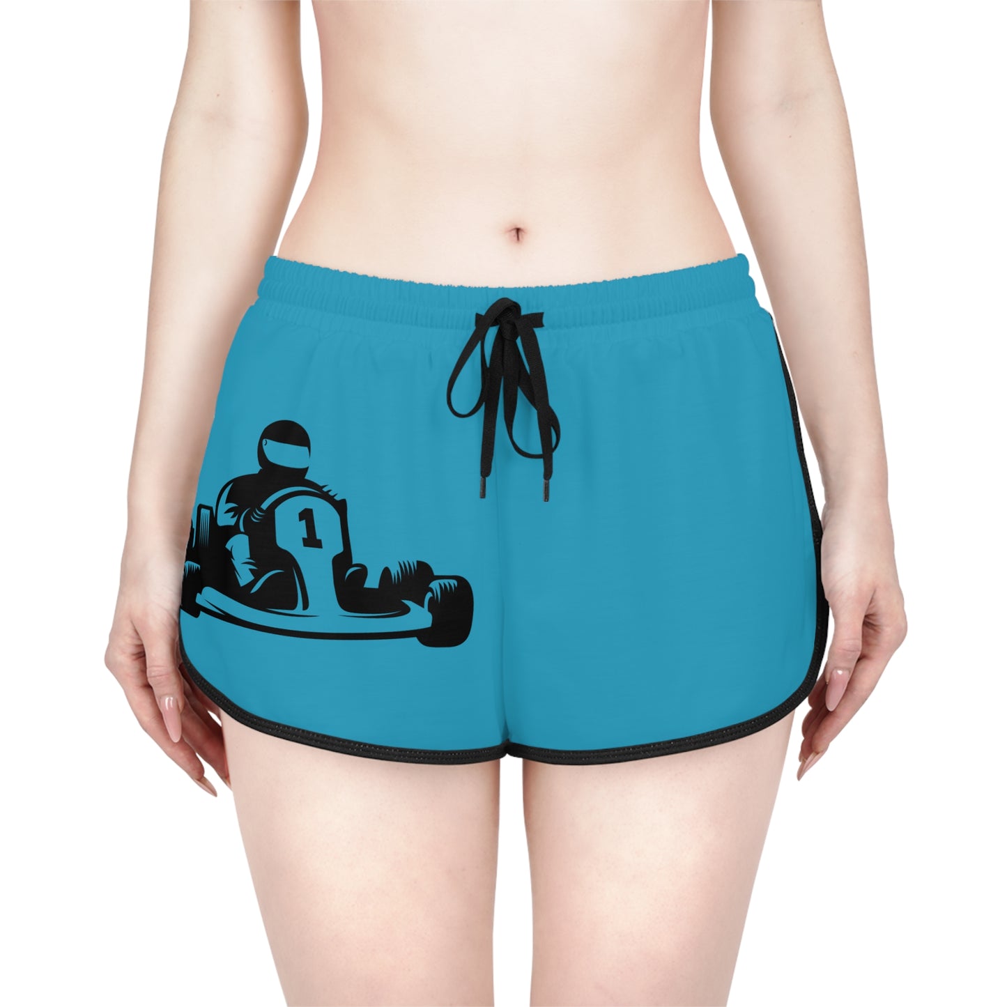 Women's Relaxed Shorts: Racing Turquoise