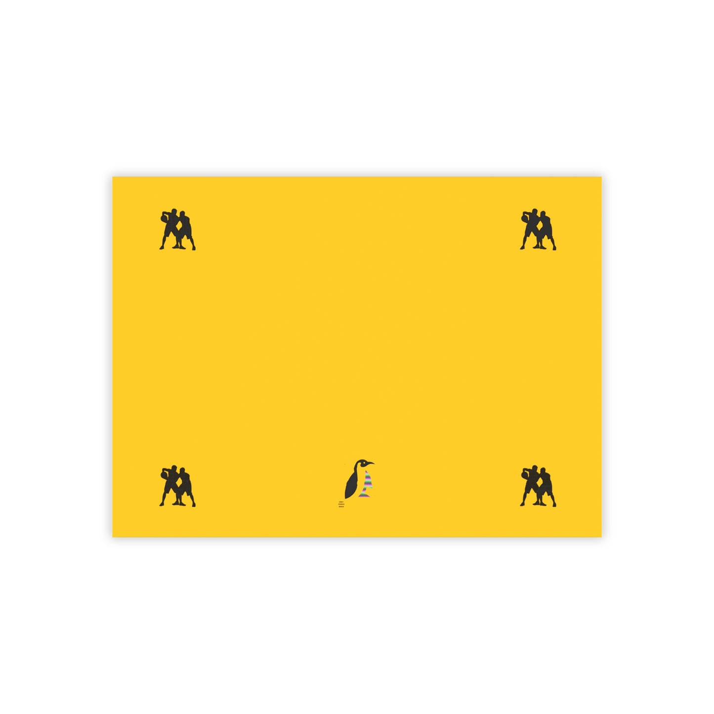 Post-it® Note Pads: Basketball Yellow