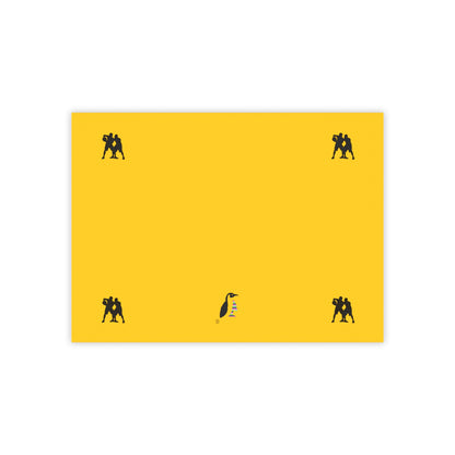 Post-it® Note Pads: Basketball Yellow