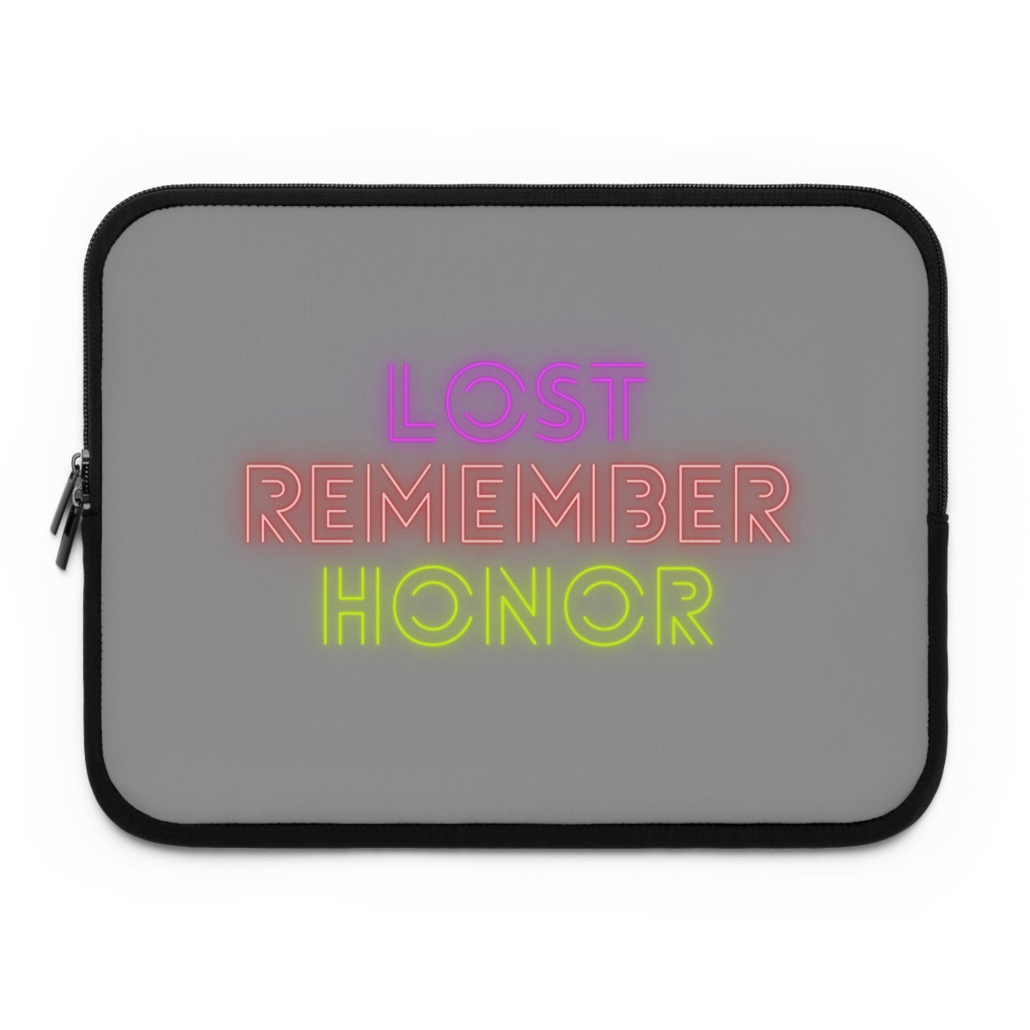 Laptop Sleeve: Lost Remember Honor Grey