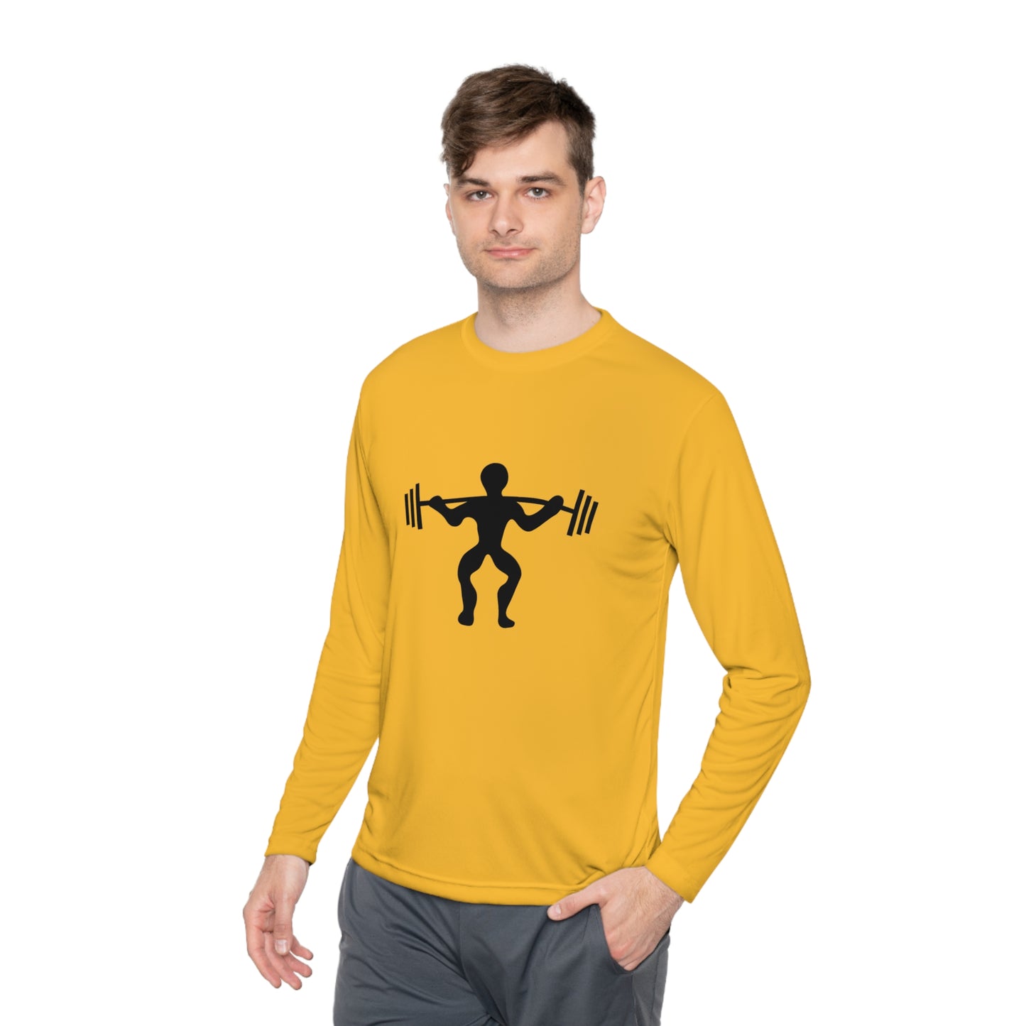 Lightweight Long Sleeve Tee: Weightlifting #1