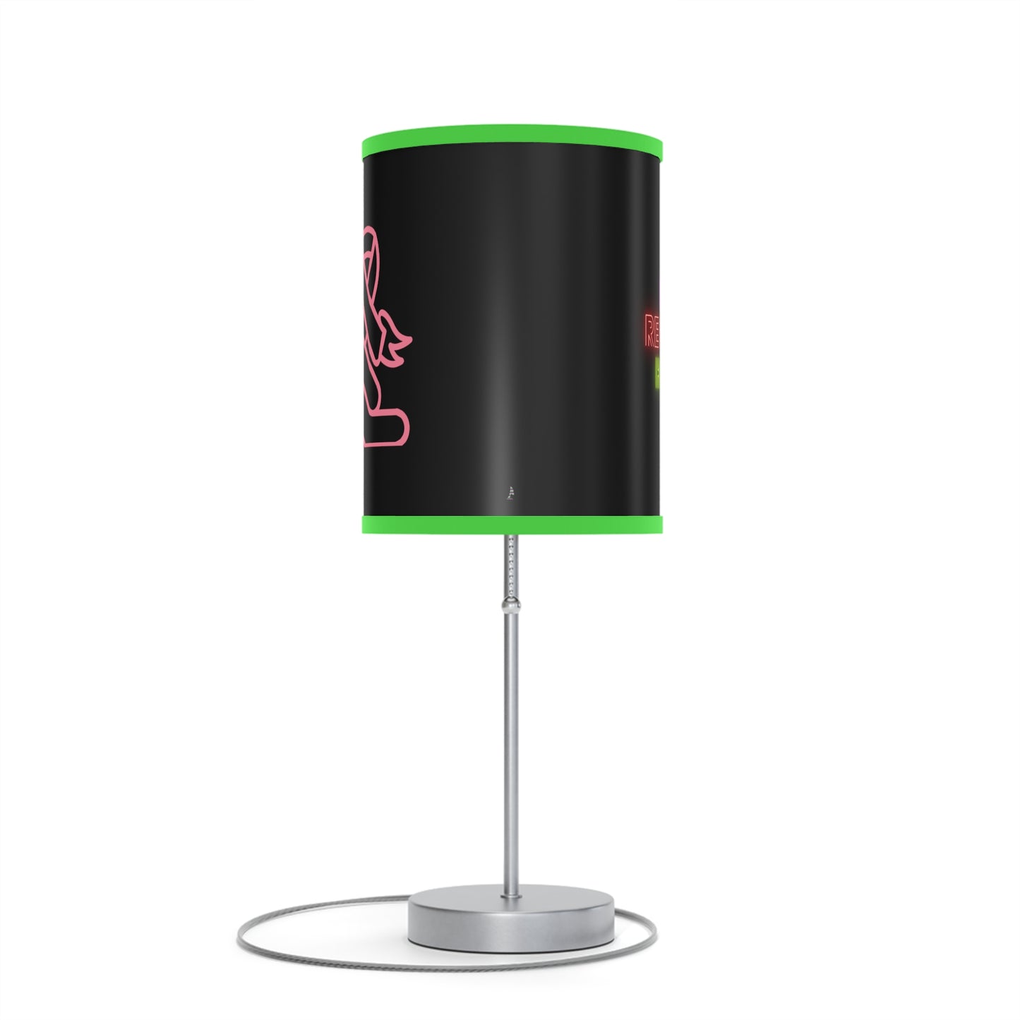 Lamp on a Stand, US|CA plug: Fight Cancer Black