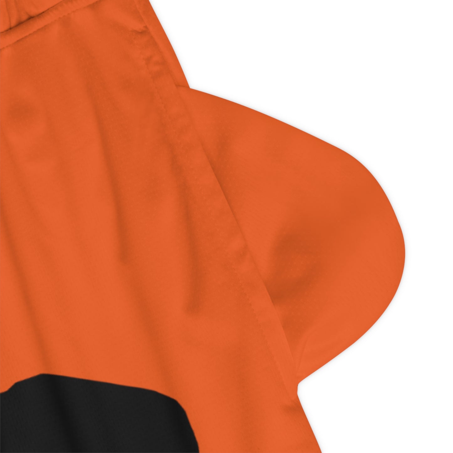 Basketball Rib Shorts: Hockey Orange