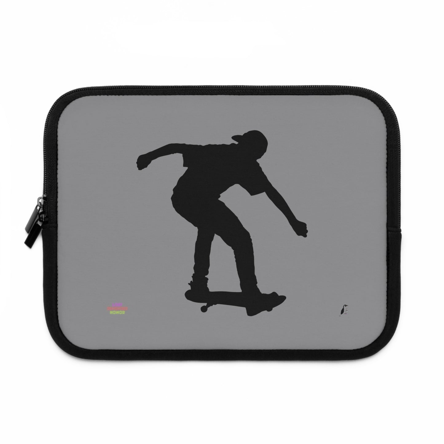 Laptop Sleeve: Skateboarding Grey