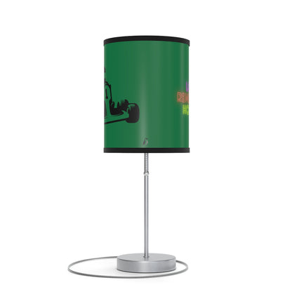 Lamp on a Stand, US|CA plug: Racing Dark Green