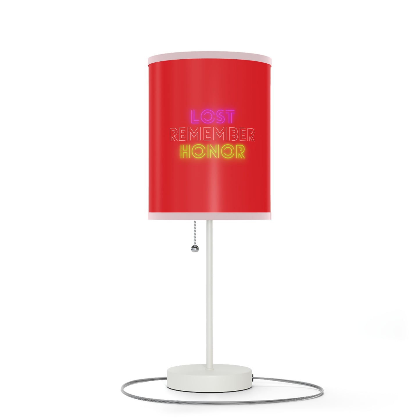 Lamp on a Stand, US|CA plug: Volleyball Red