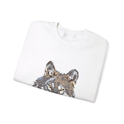 Heavy Blend™ Crewneck Sweatshirt: Wolves #1