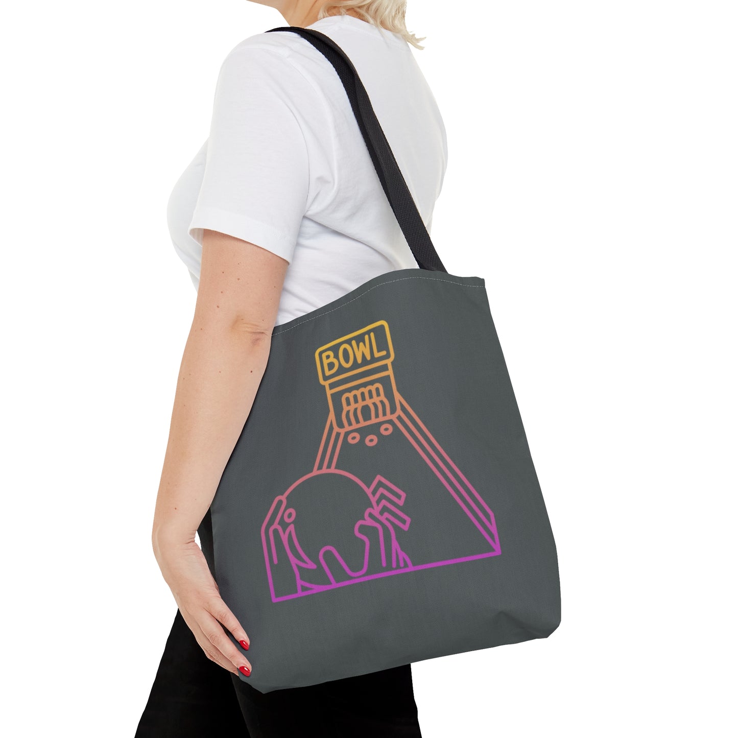 Tote Bag: Bowling Dark Grey