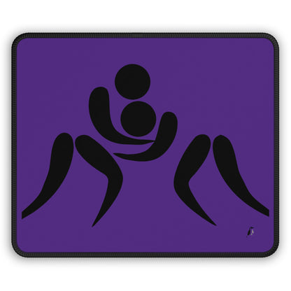 Gaming Mouse Pad: Wrestling Purple